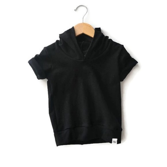 🍋Sale! 2 for 20🍋Mini Way Black Hoodie 12-24 M - Picture 1 of 6